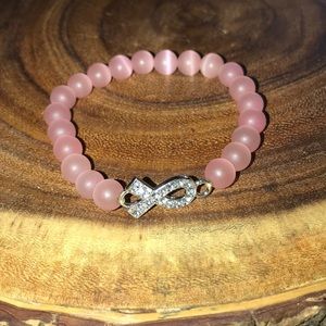Pink Breast Cancer Awareness Bracelet